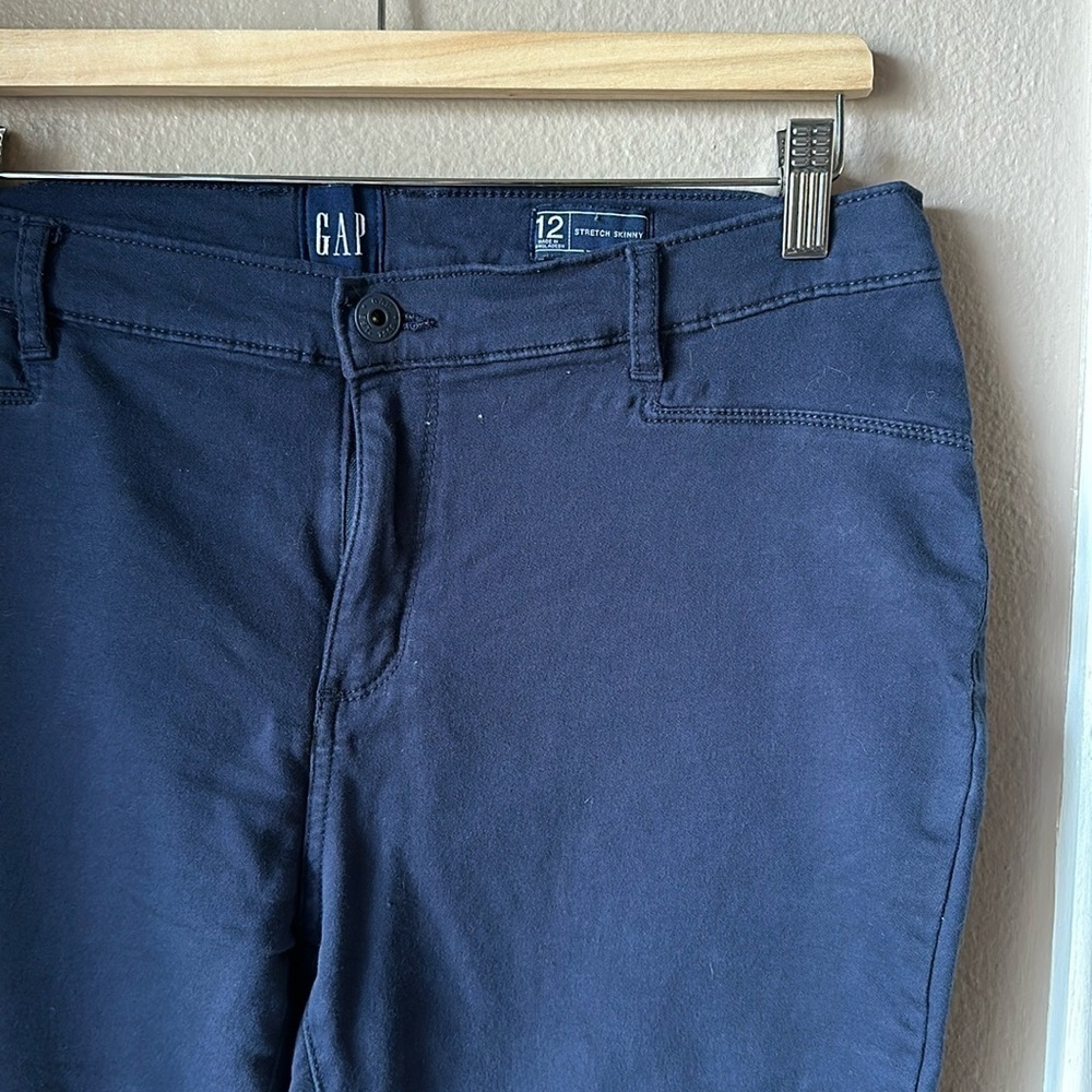 GAP Stretch Skinny Navy Blue Pants